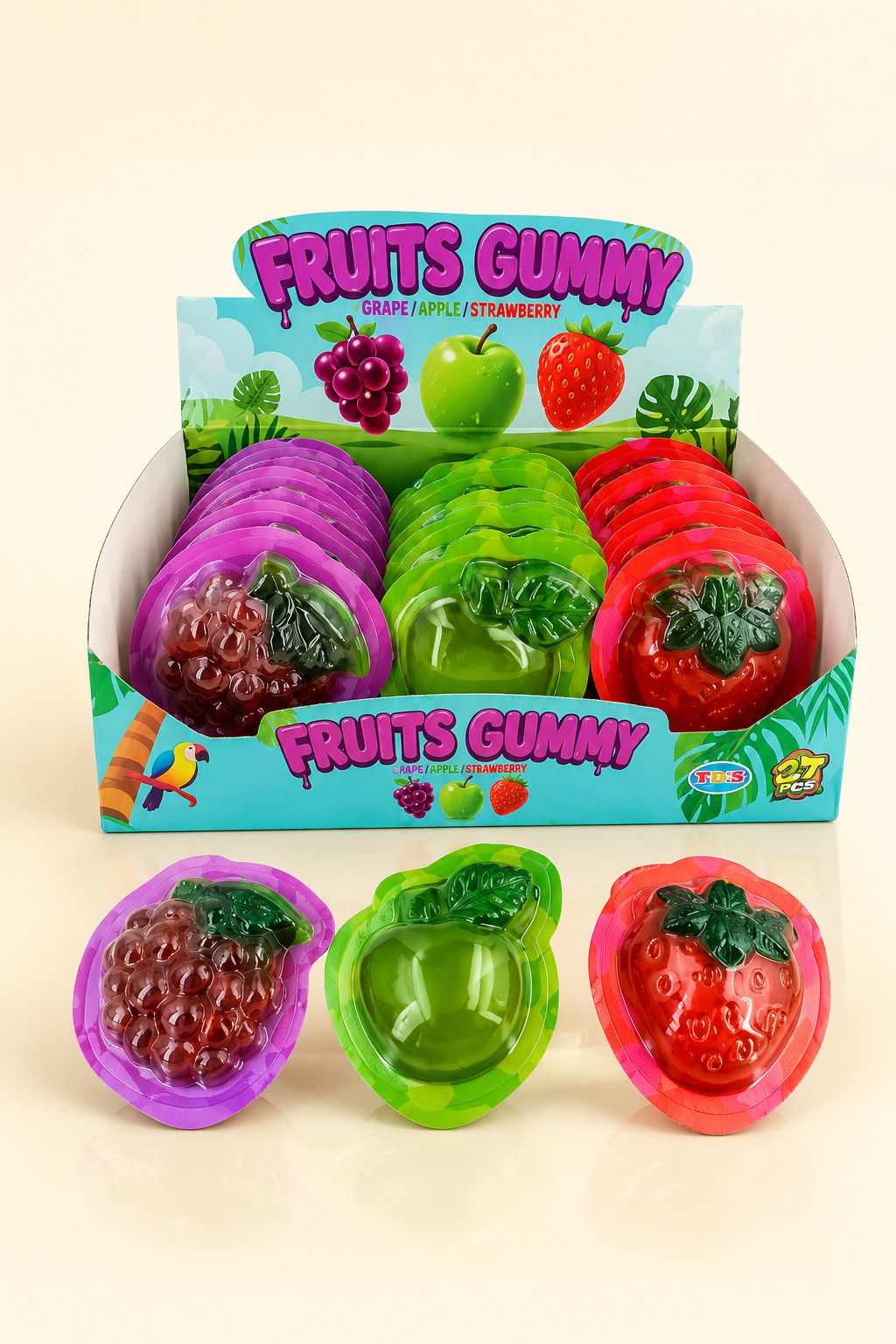 Fruits Gummy — Grape / Apple / Strawberry
