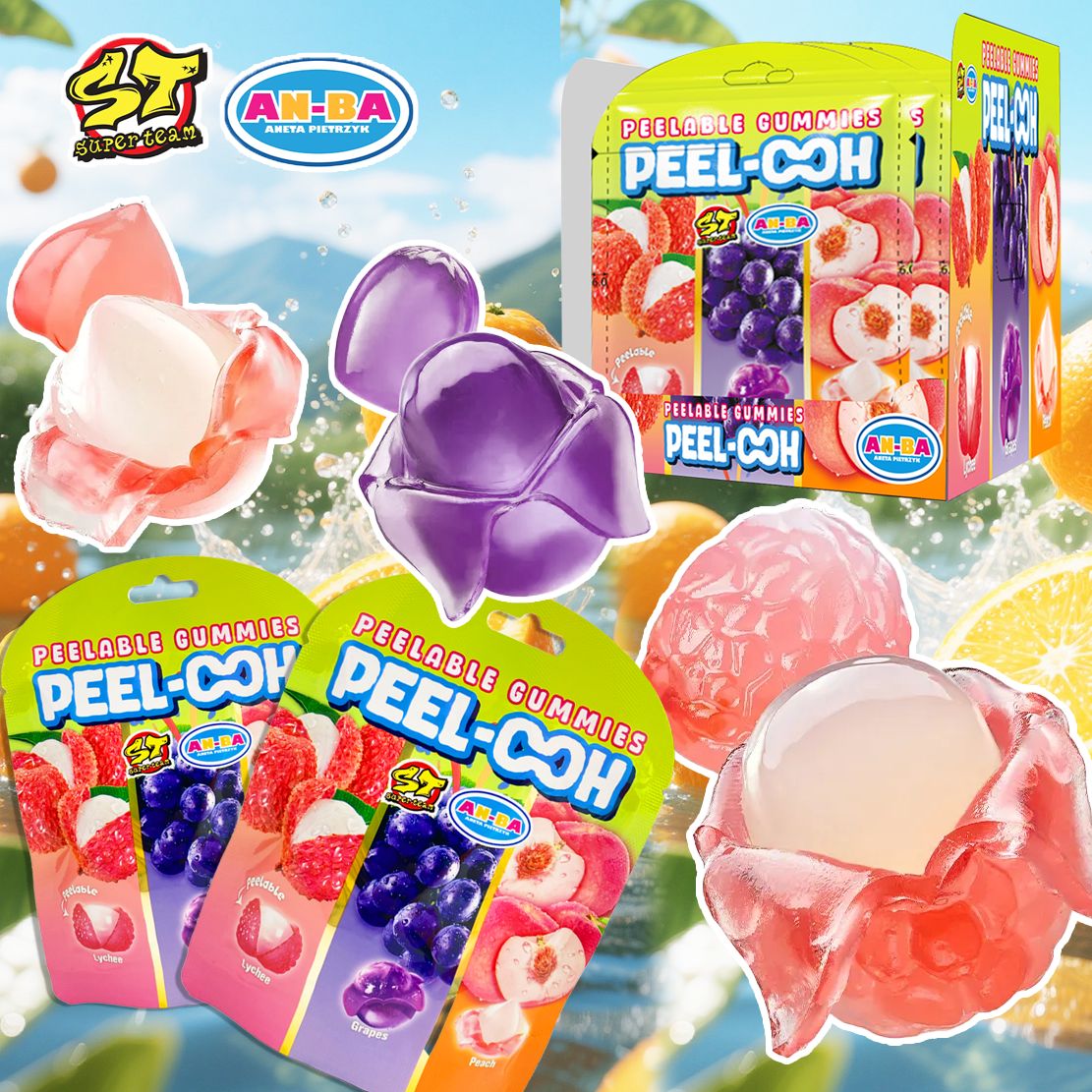 PEEL-OOH — Lychee / Grapes / Peach