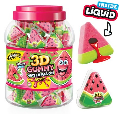 3D Gummy Watermelon Burst