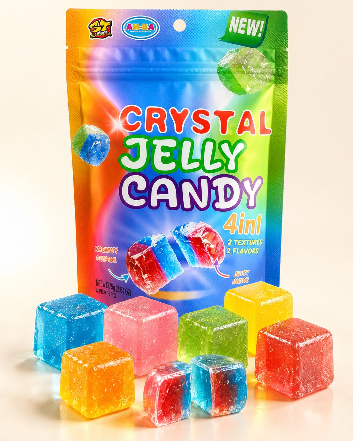 Crystal Jelly Candy 4 in 1