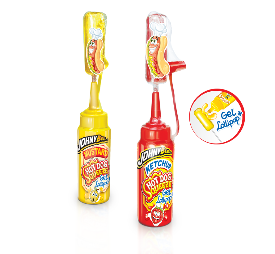 Hot Dog Squeeze — Gel & Lollipop