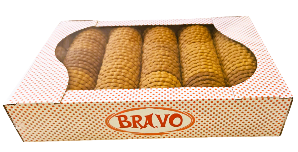 Biscuiți BRAVO — cutie de prezentare
