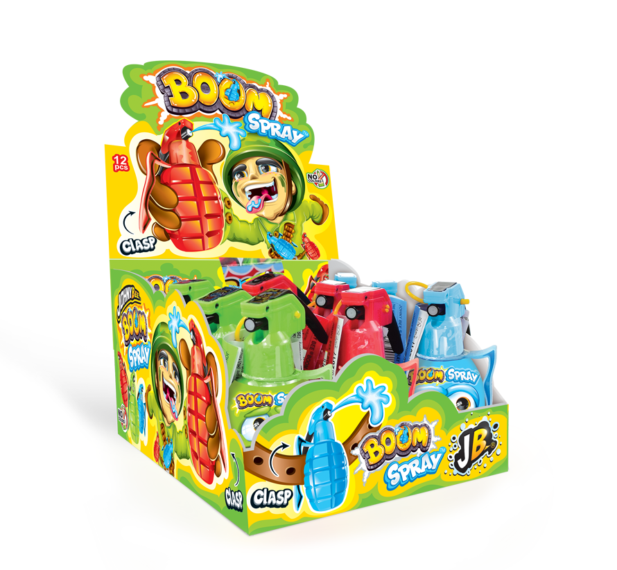Boom Spray — display de raft