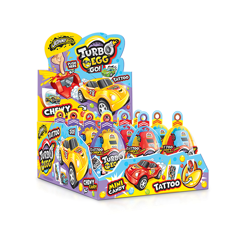 Turbo Egg Go! — Chewy Candy & Tattoo