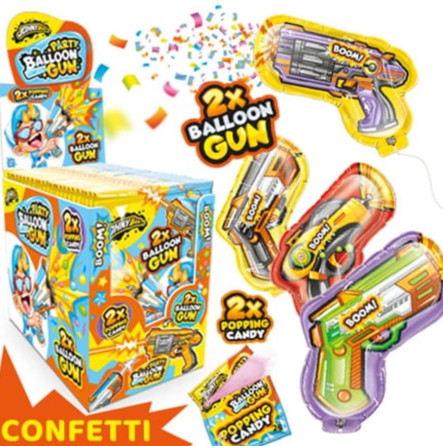 Party Balloon Gun & Popping Candy