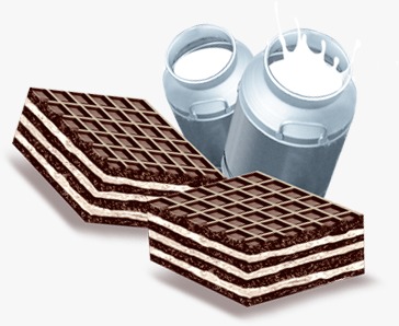 Black wafer cubes