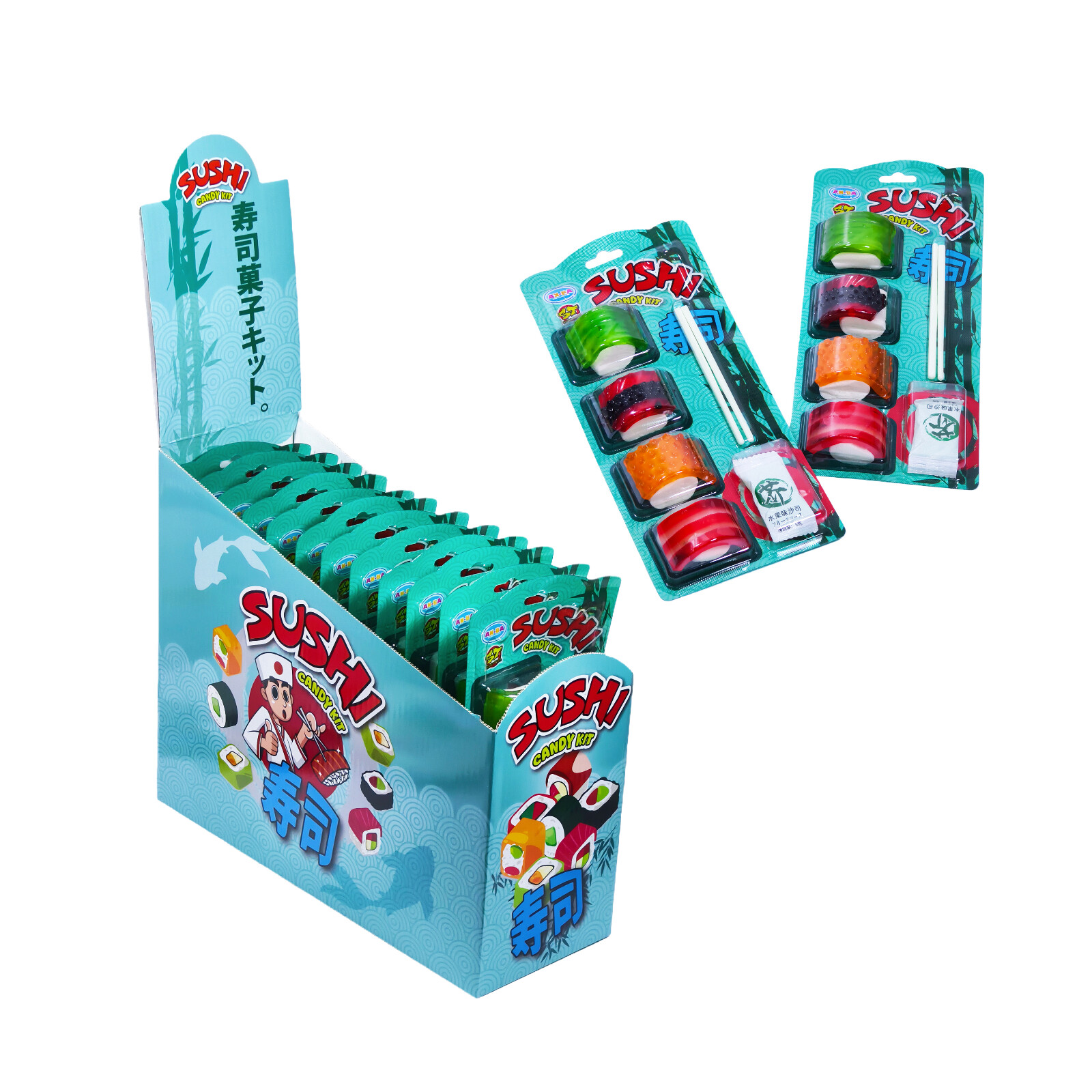 Sushi Candy Kit — bețișoare & gel 65 g