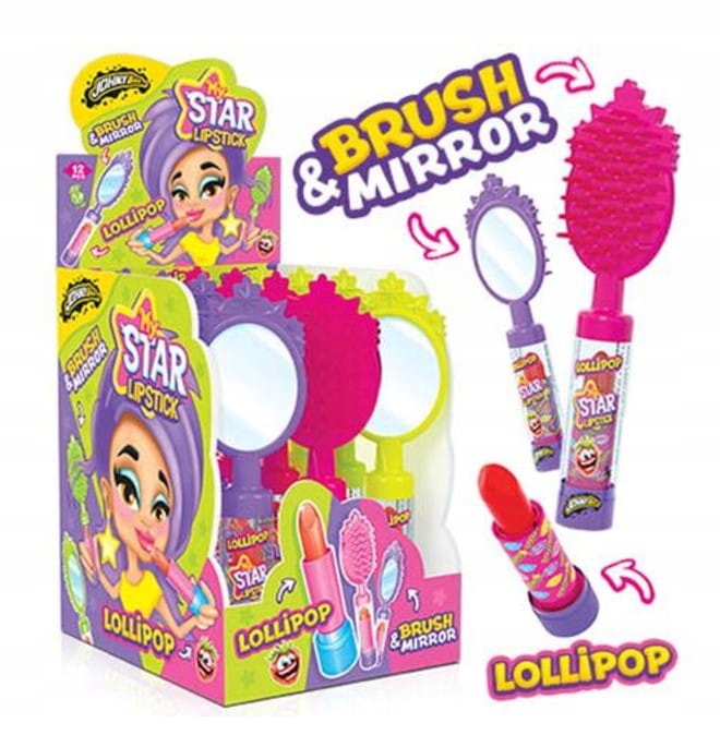 My Star Lipstick — Brush & Mirror Lollipop