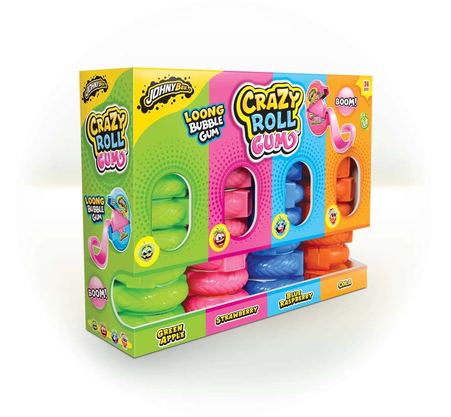 Crazy Roll Gum — display 36 buc.