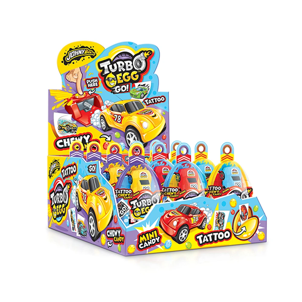 Turbo Egg Go! — Chewy Candy & Tattoo