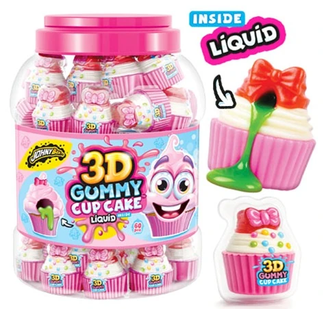 3D Gummy Cup Cake