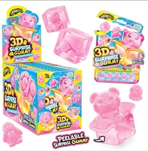 3D Surprise Gummy Strawberry
