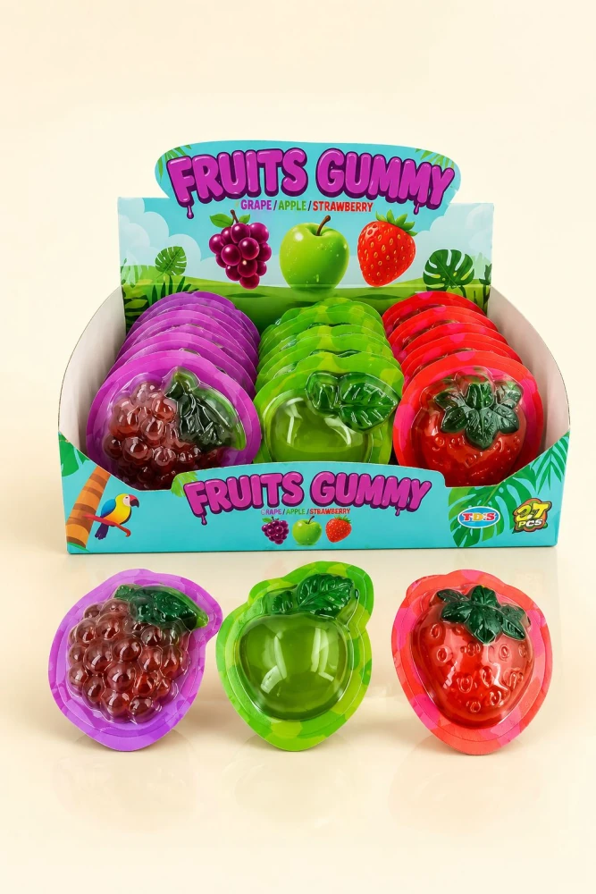 Fruits Gummy — Grape / Apple / Strawberry