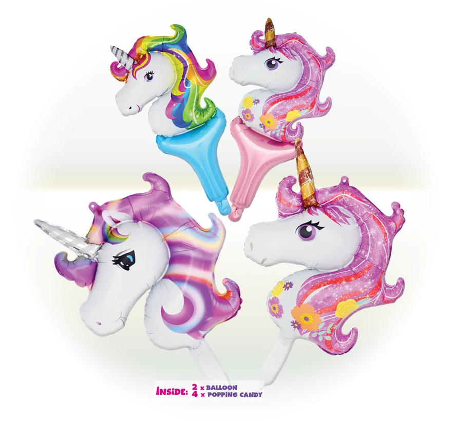 Unicorn Party — Balloon & Popping Candy