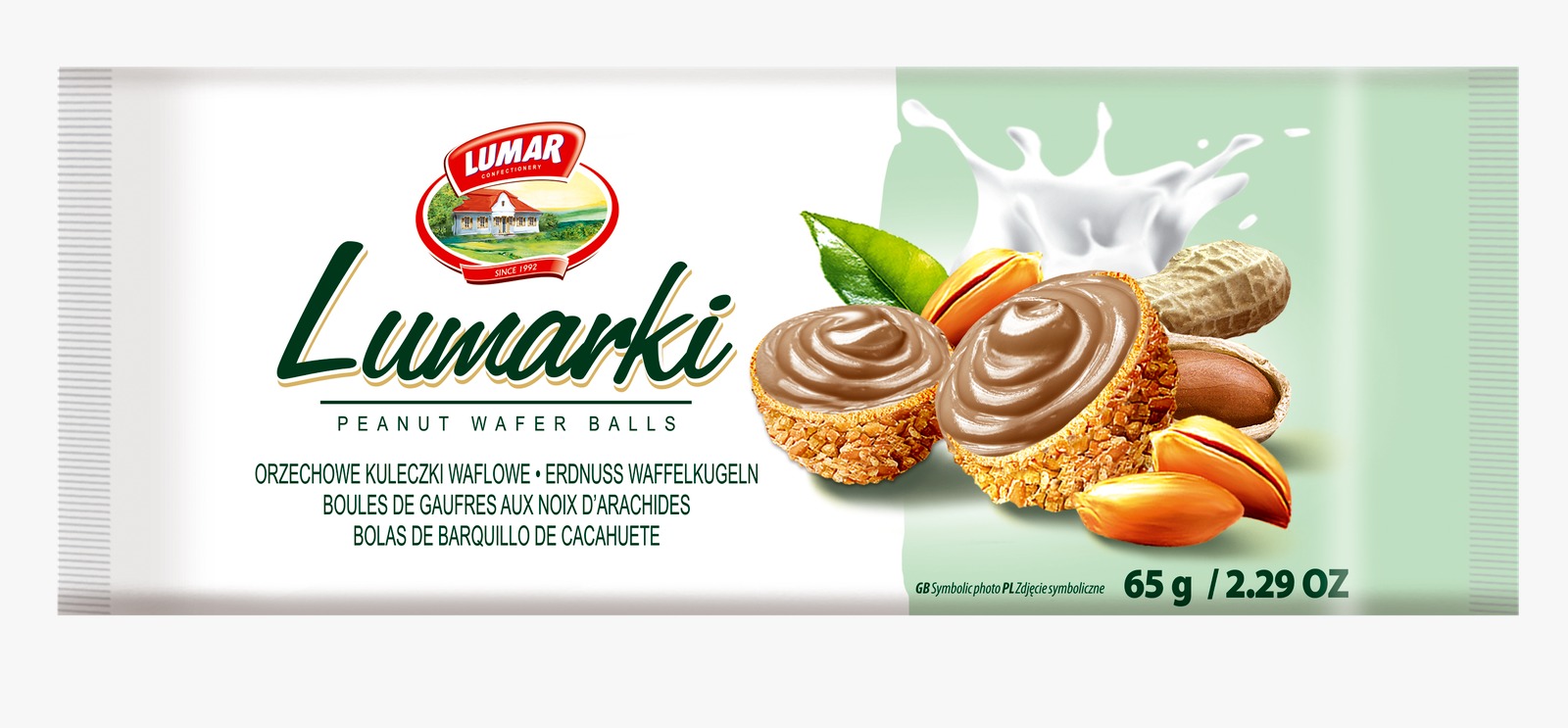 Lumarki Peanut Wafer Balls — 65 g