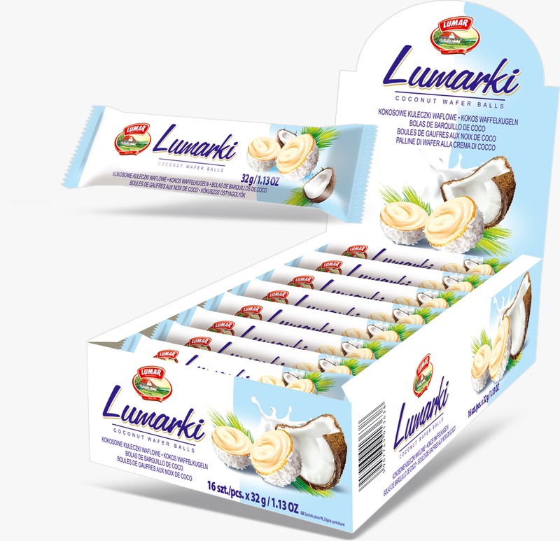 Lumarki Coconut — display 16 x 32 g